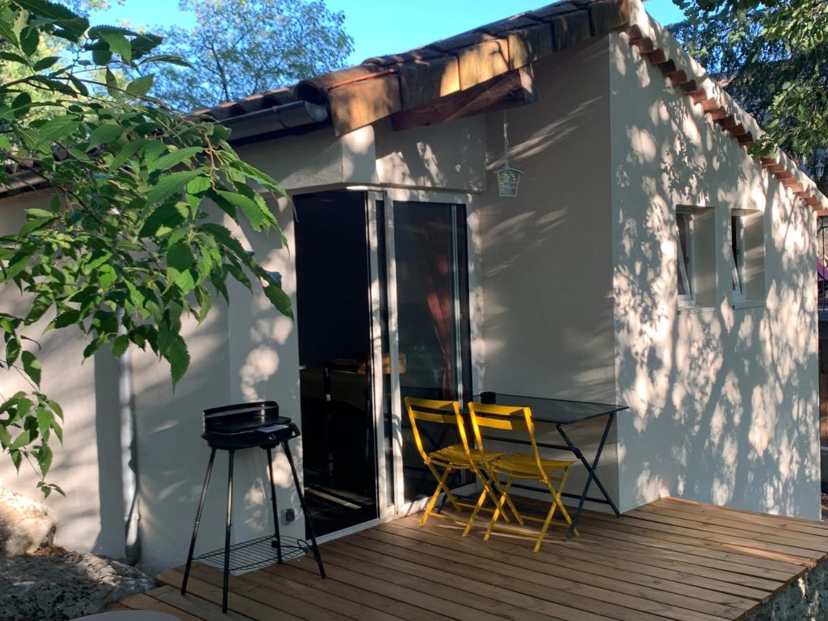 Le Mazet, Studio Avec Terrasse Et Acces Piscine Saint Alban Auriolles Ngoại thất bức ảnh